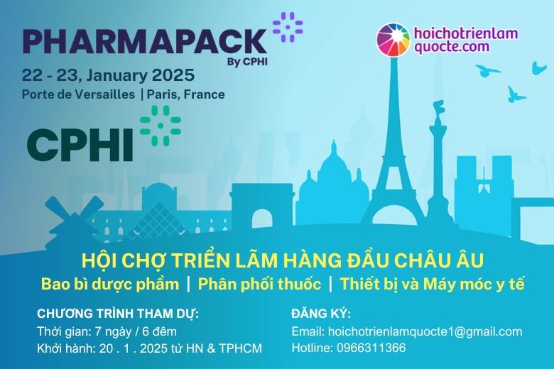 HỘI CHỢ TRIỂN LÃM PHARMAPACK PARIS 2025