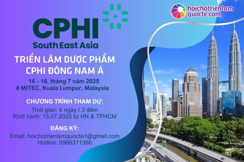 HỘI CHỢ TRIỂN LÃM DƯỢC PHẨM CPhI ĐÔNG NAM Á