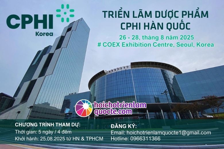 HỘI CHỢ TRIỂN LÃM DƯỢC PHẨM CPHI HÀN QUỐC (CPHI KOREA)